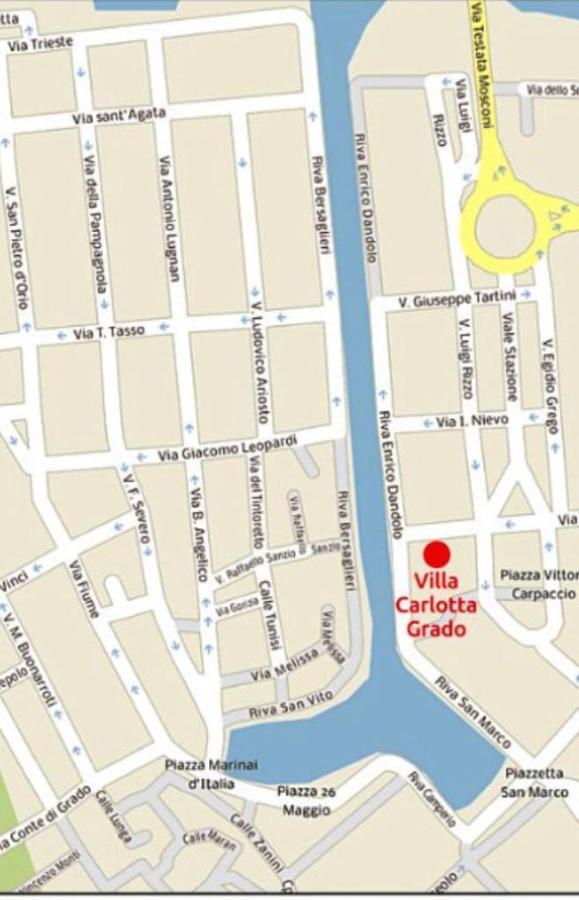 Villa Carlotta Grado Exterior foto